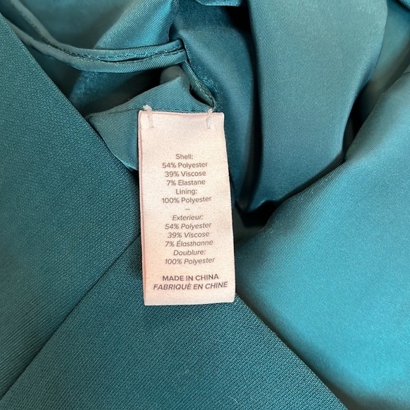 Cinq a Sept Juno Cutout Mini Dress in Teal Size 0 - Picture 9 of 11
